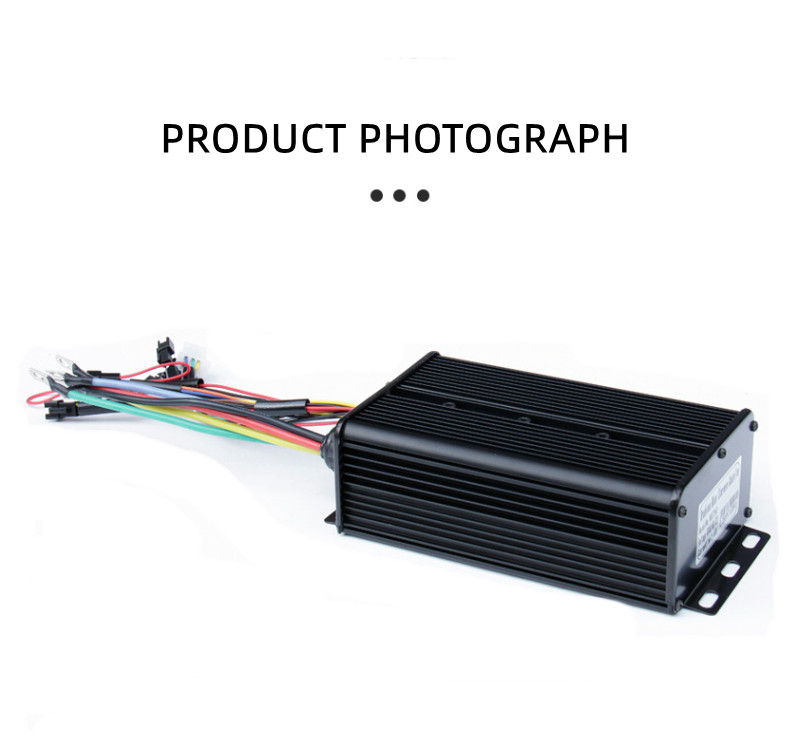 48V-72V 60A 3-Mode 18 Tubes Sine Wave Controller for Ebike 1000-3000W Motor