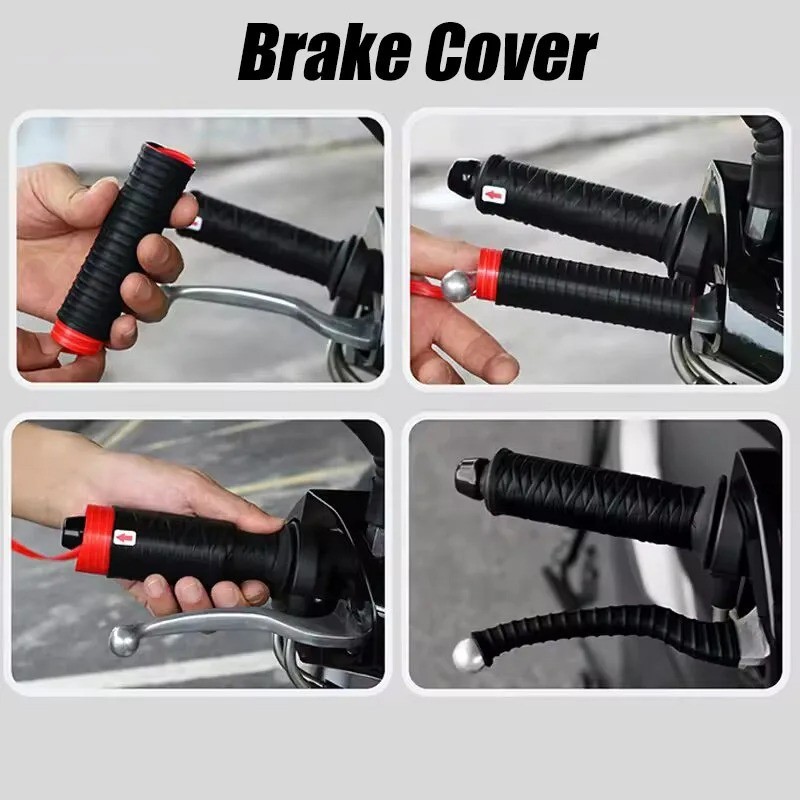 Motorcycle Silicone Handlebar Cover Universal Self Shrinking Non-Slip Motorcycle