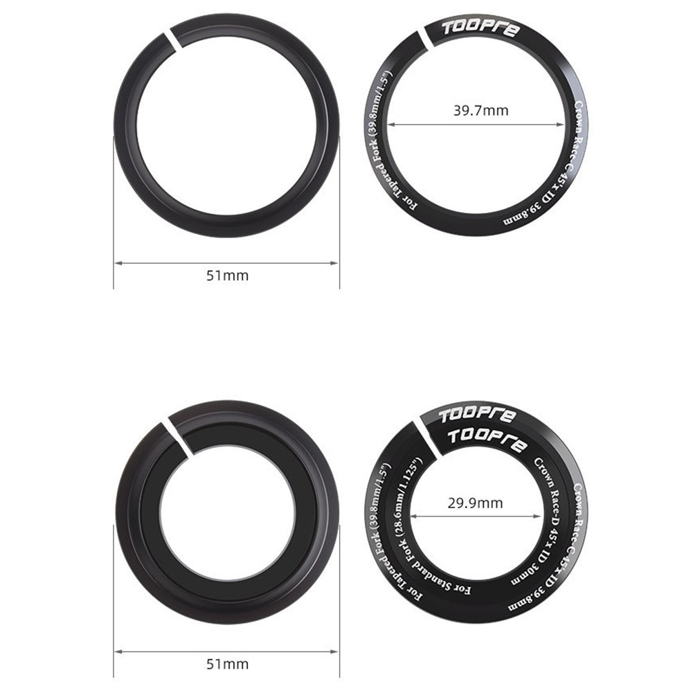 Cycling Headtube Reducer Tapered Tube 1.5in 1pc Adapter Headtube Parts