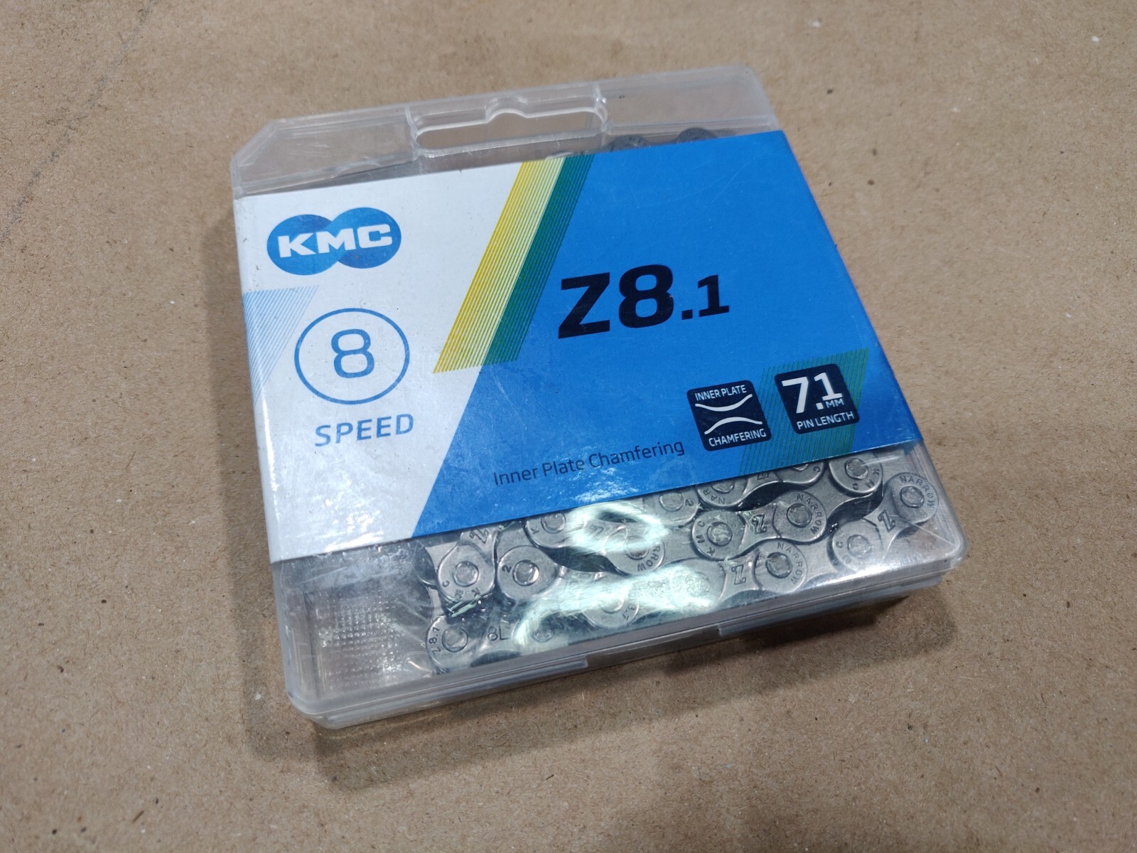 2-Pack, KMC Z8.1 6/7/8 Speed Chain Grey, w/disconnect link, Free Shipping