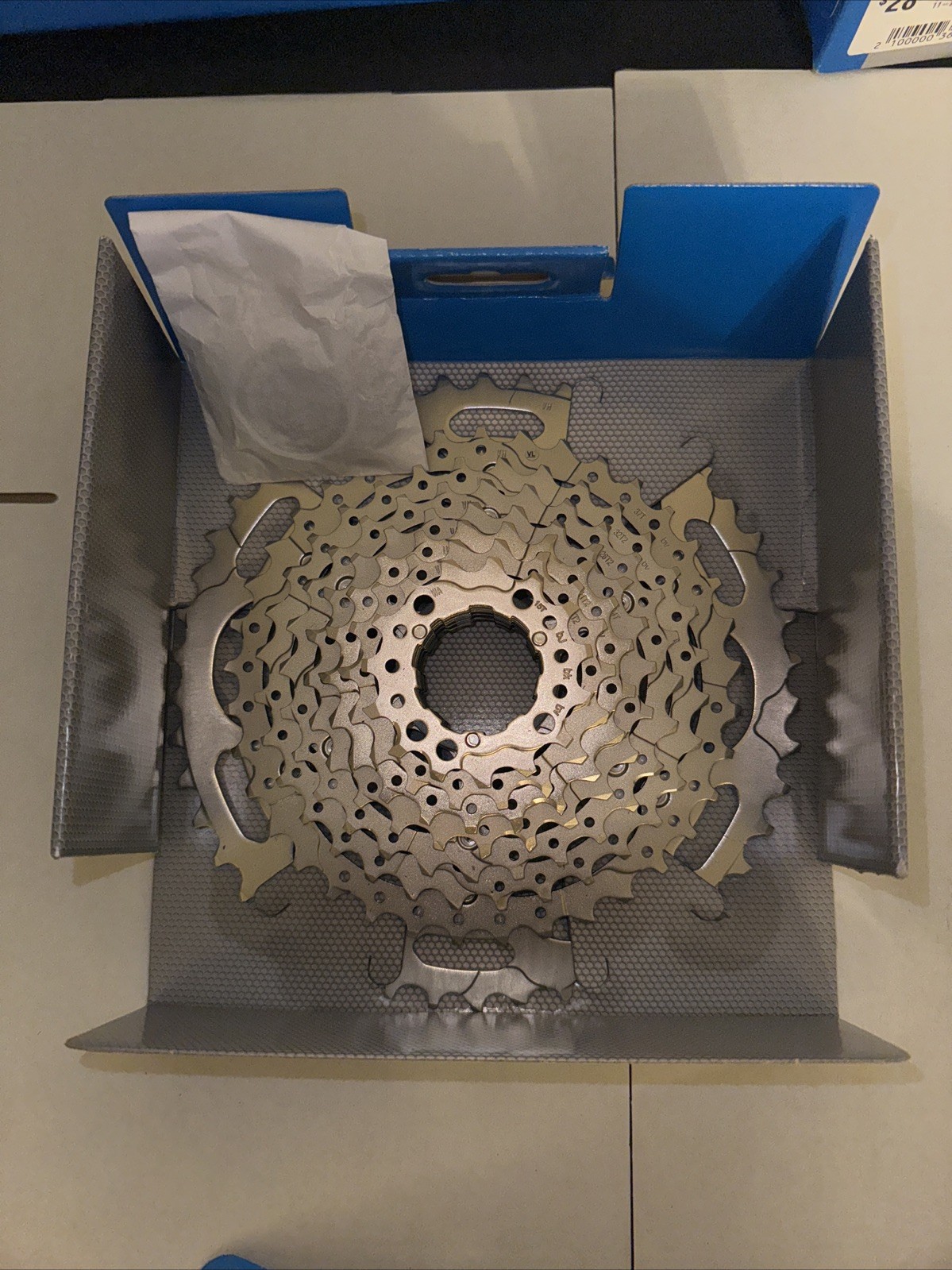 Shimano Deore 10-Speed Cassette Sprocket Silver CS-M4100-10 11-46T New In Box