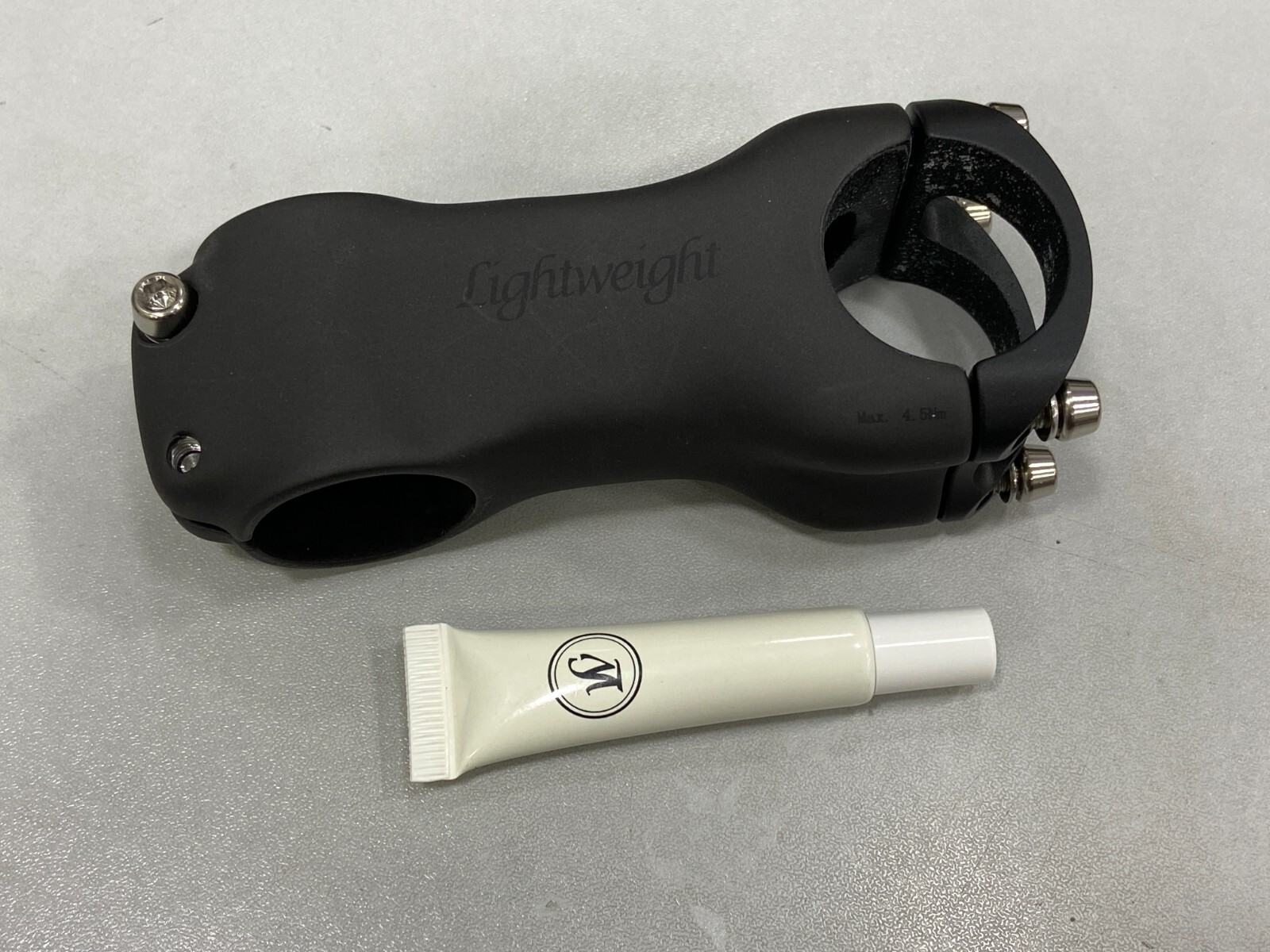 Lightweight Bugelhalter Elegant +/-6 degree 31.8mm Stem Matt-Black (Schwarz ED V