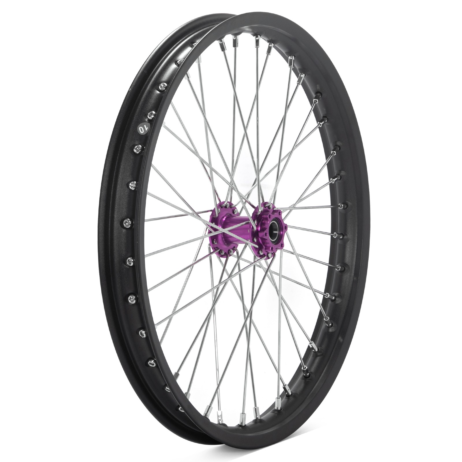 TARAZON 19×1.6 Spoke Front Wheel Rim Purple Hub For Sur Ron X Light Bee X LBX