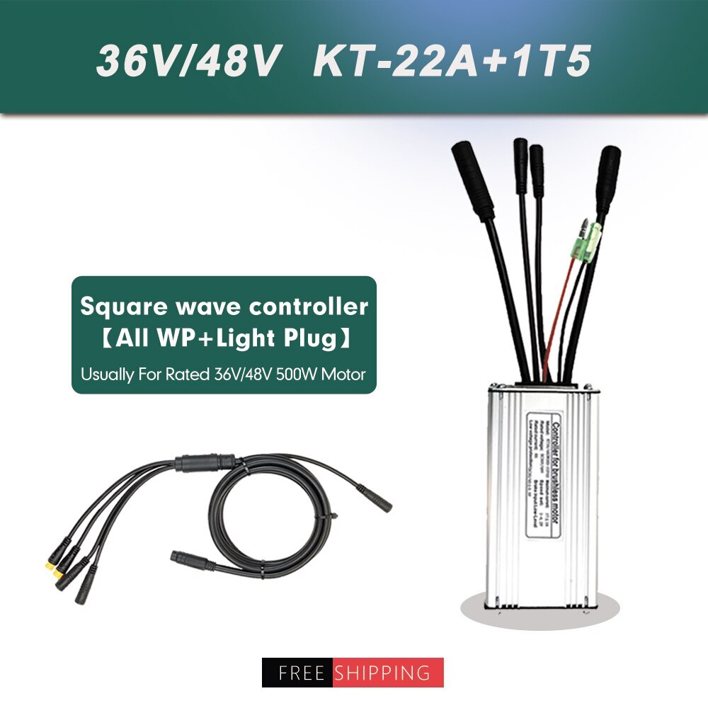E-bike Controller 15-30A Control System with Use for 250W-1000W Hub Motor