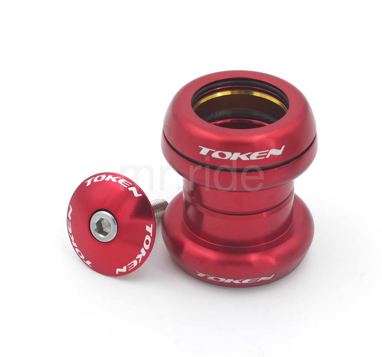 Head set TOKEN «Heggset» TK 060 for 1 1/8″ integrated + threadless Red