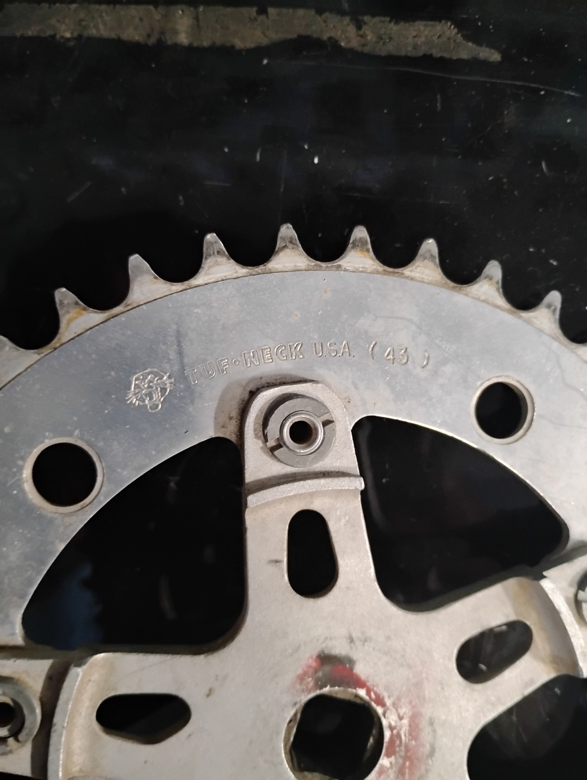 Vintage Sugino S Crown 170mm Square Taper Single Chainring Crankset