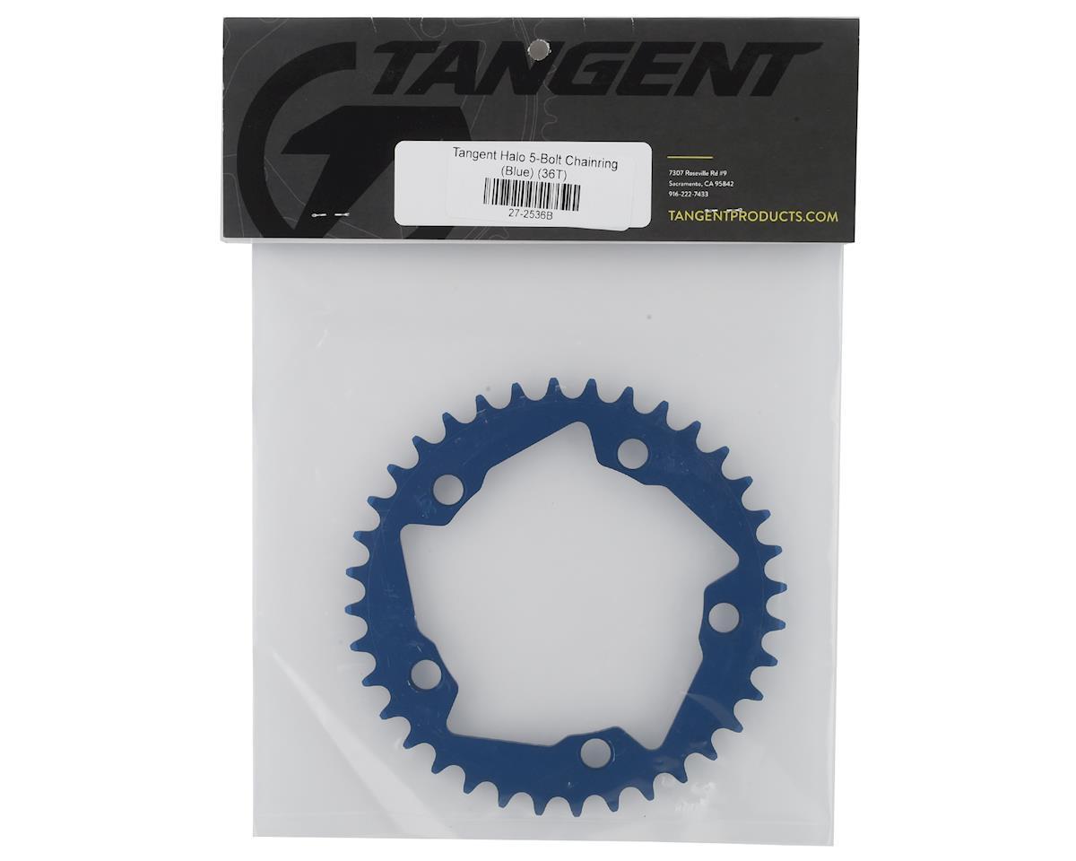 Tangent Halo 5-Bolt Chainring (Blue)