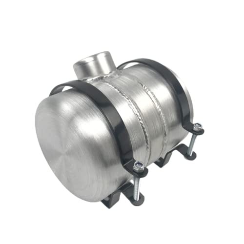 JSD 3/4 Gallon Overall Aluminum Round Small Fuel tank Spun Fuel Gas 6″ x 8″