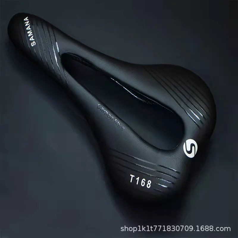 Full Carbon Fiber Bike Saddle Ultralight MTB Road Racing Seat Open Superflow