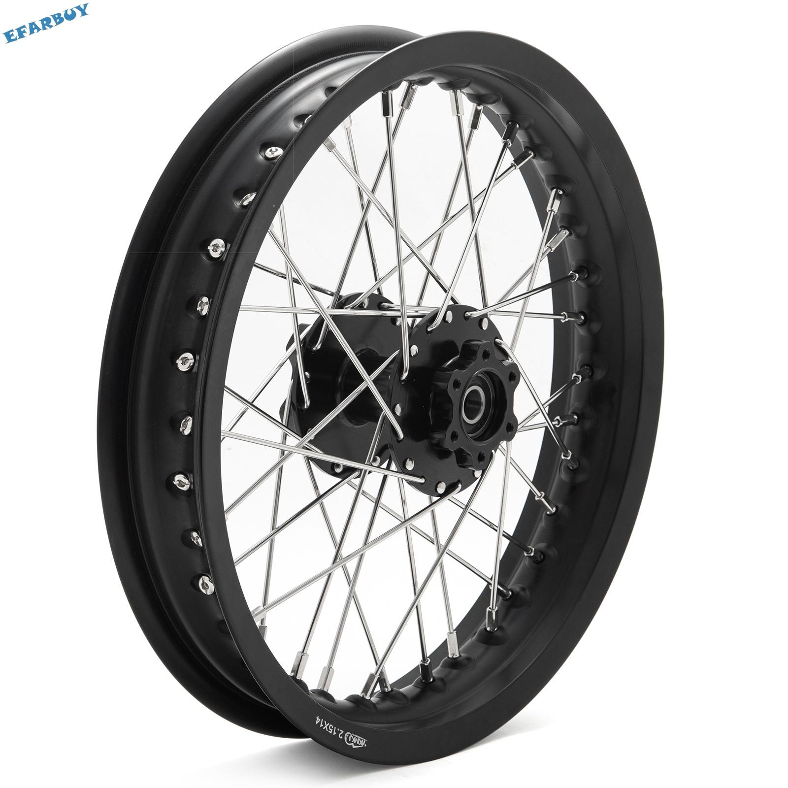14″x2.15″ Spoked Front Rear Wheels Hubs Rims For SUR-RON Light Bee X For Segway