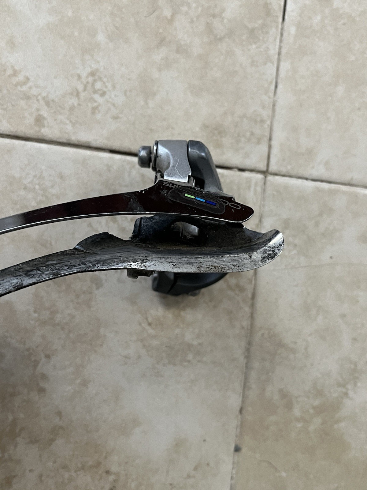 Shimano 600 Tricolor Front Derailleur 28.6 FD-6401 2x Double