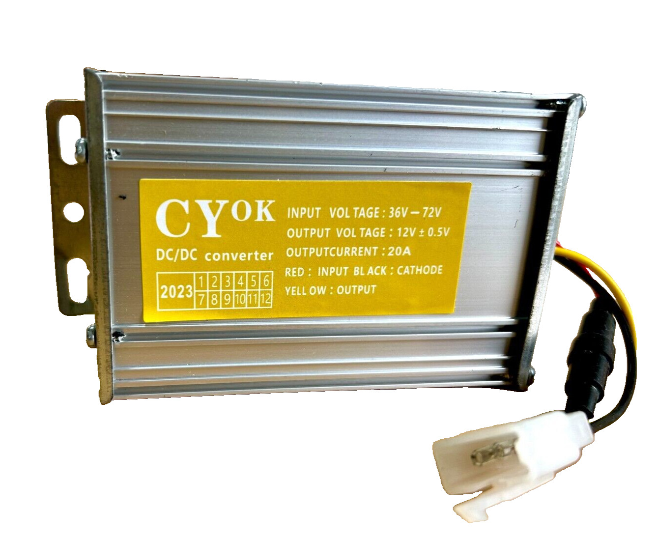 Electric Bicycle Voltage Converter-Adapter Transformer DC 36-72V To 12V/10A/20A