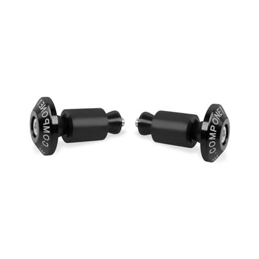 Universal 7/8″ 22mm Bar Ends Plug Slider Aluminum Handlebar Grips Bar Black