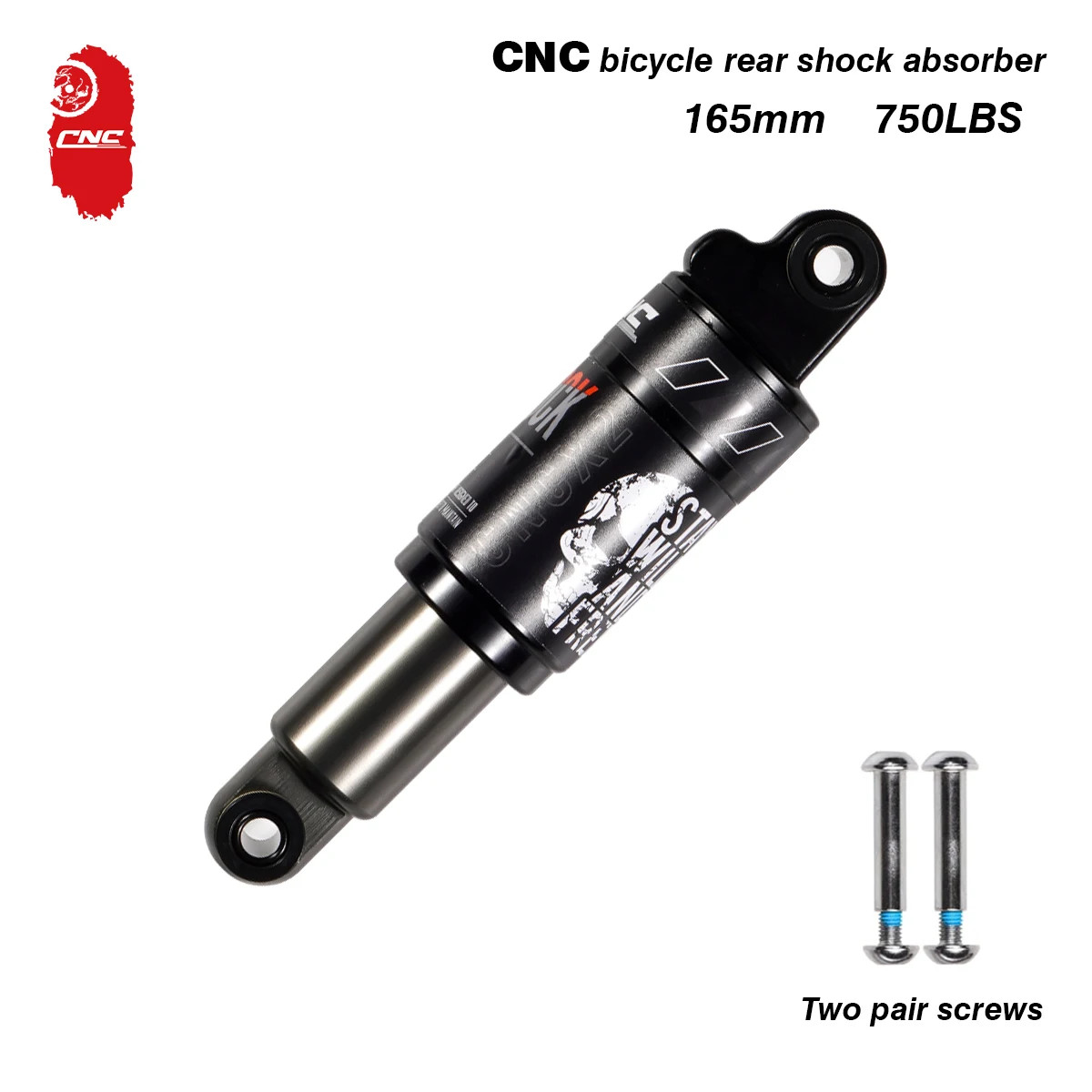 120/125/150/165/190/200mm Mountain Cycling Hydraulic Frame Air Shock Absorbers