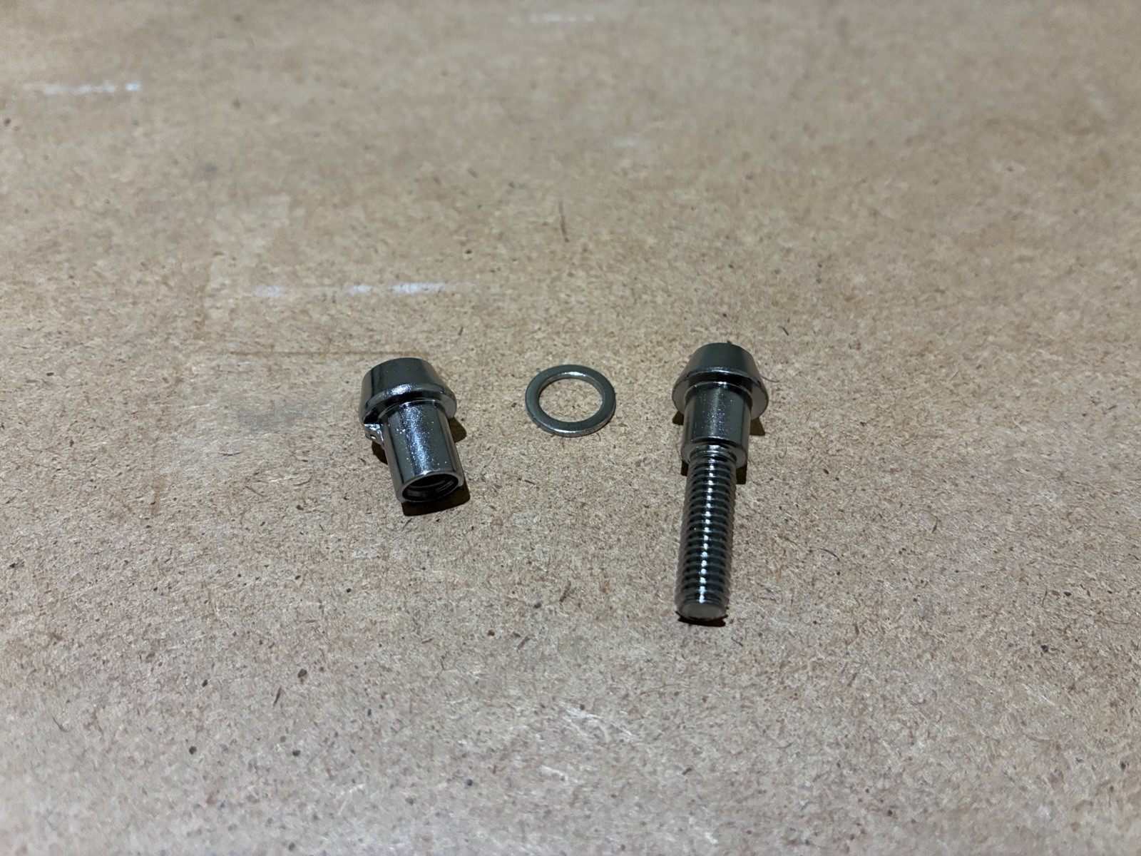New Stainless Steel Seat Post Clamp Binder Bolt Pillar Pin M8 Silver