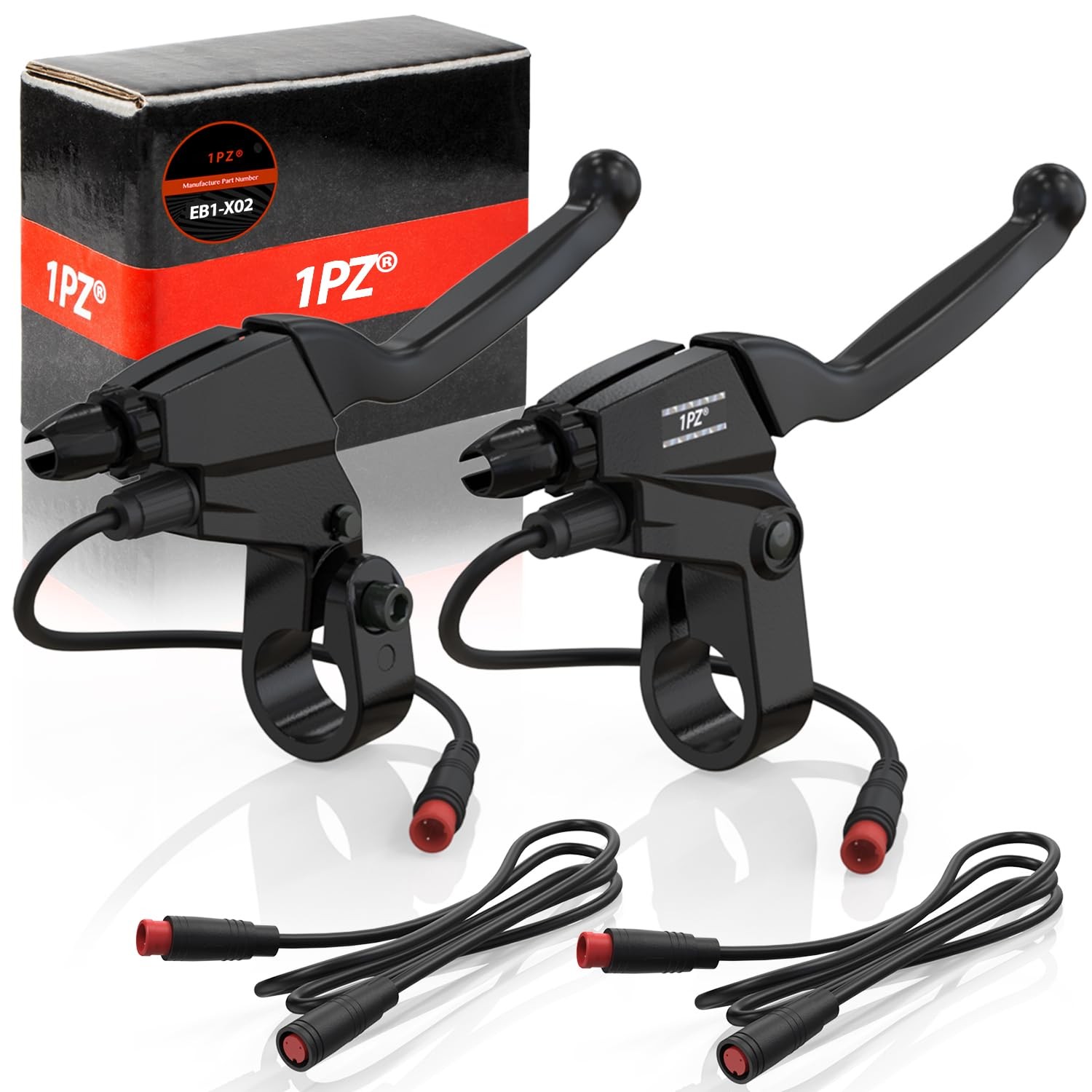 Durable Waterproof 2 pin Connector 2 Wires Left & Right Electronic Brake Lever A