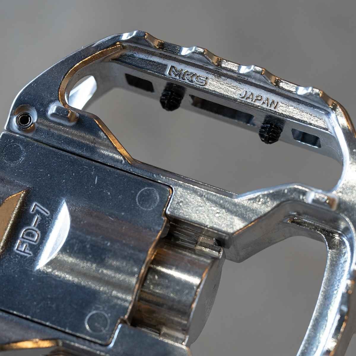 MKS FD-7 WIDE Folding Bicycle Pedals Silver Wide Platform Made in Japan