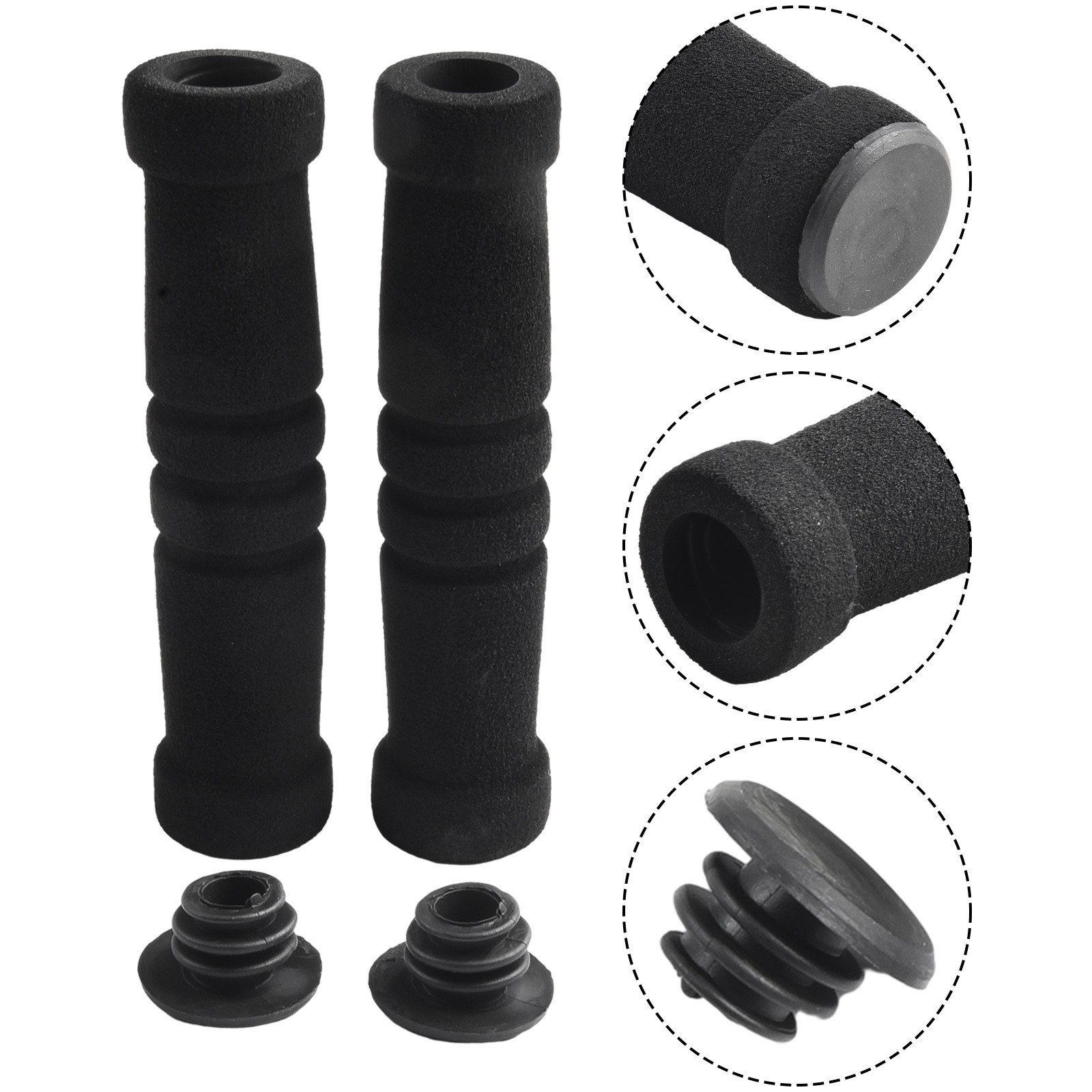 MTB Bike Bicycle Foam Sponge Handlebar Grips Soft Anti-Slip For 0.79-0.98 Inch