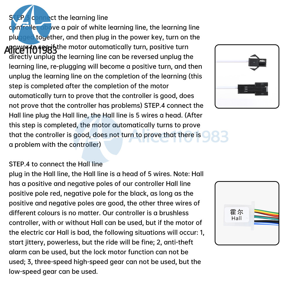 48V 60V 64V 35A 800W Intelligent Brushless Motor Controller For Electric Bicycle