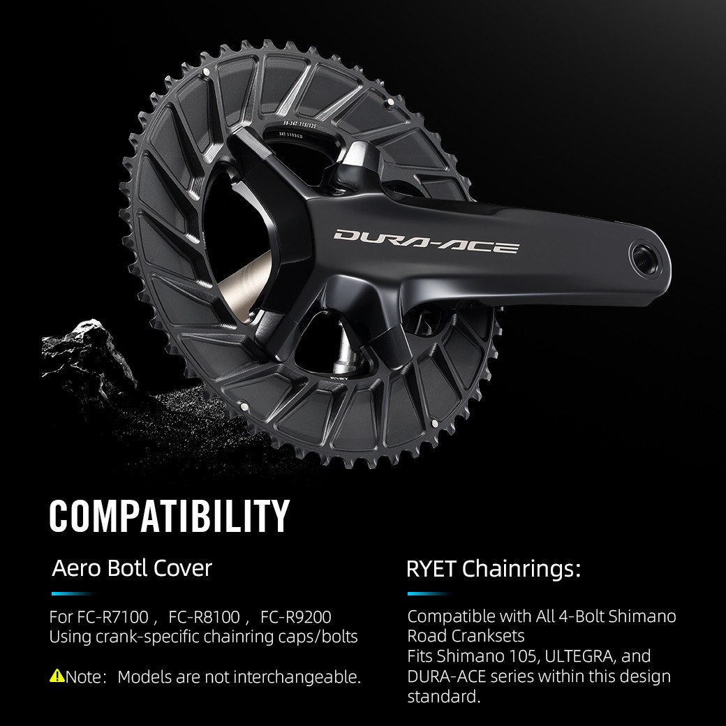 Chainring for Shima 105 Ultegra DUR-ACE 11/12S 54/40 52/46T 110BCD 2X Bike Parts