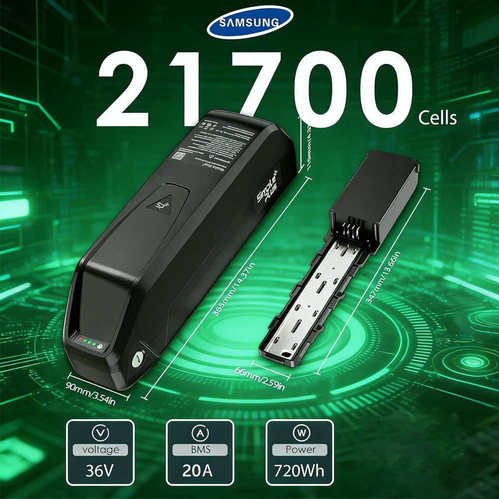 NEW 36V Lithium Battery 36V 20.0Ah Electric Motor Battery 720Wh