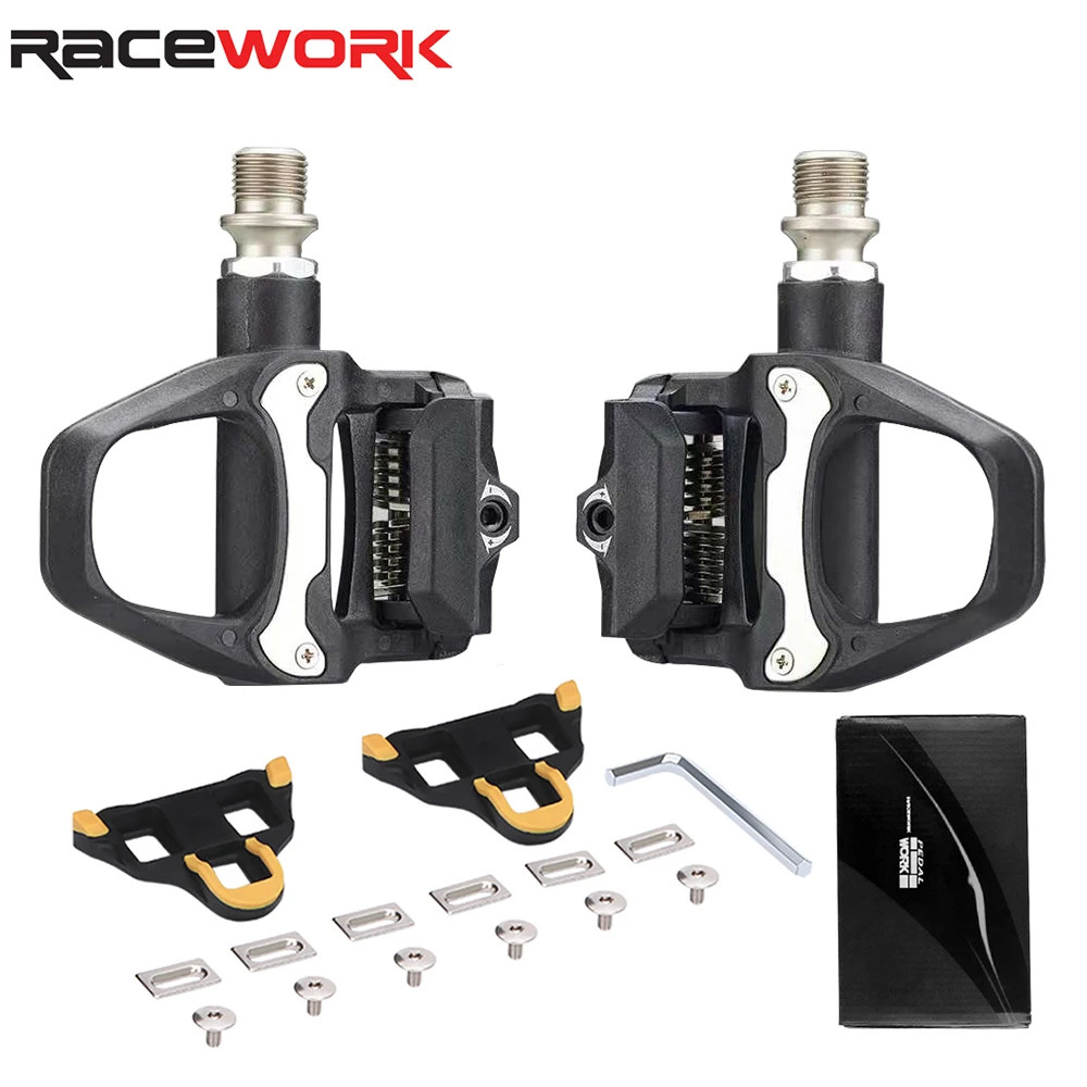 RACEWORK Road Bike Pedals Self-Locking for SHIMANO SPD SL System Bearing Pedal