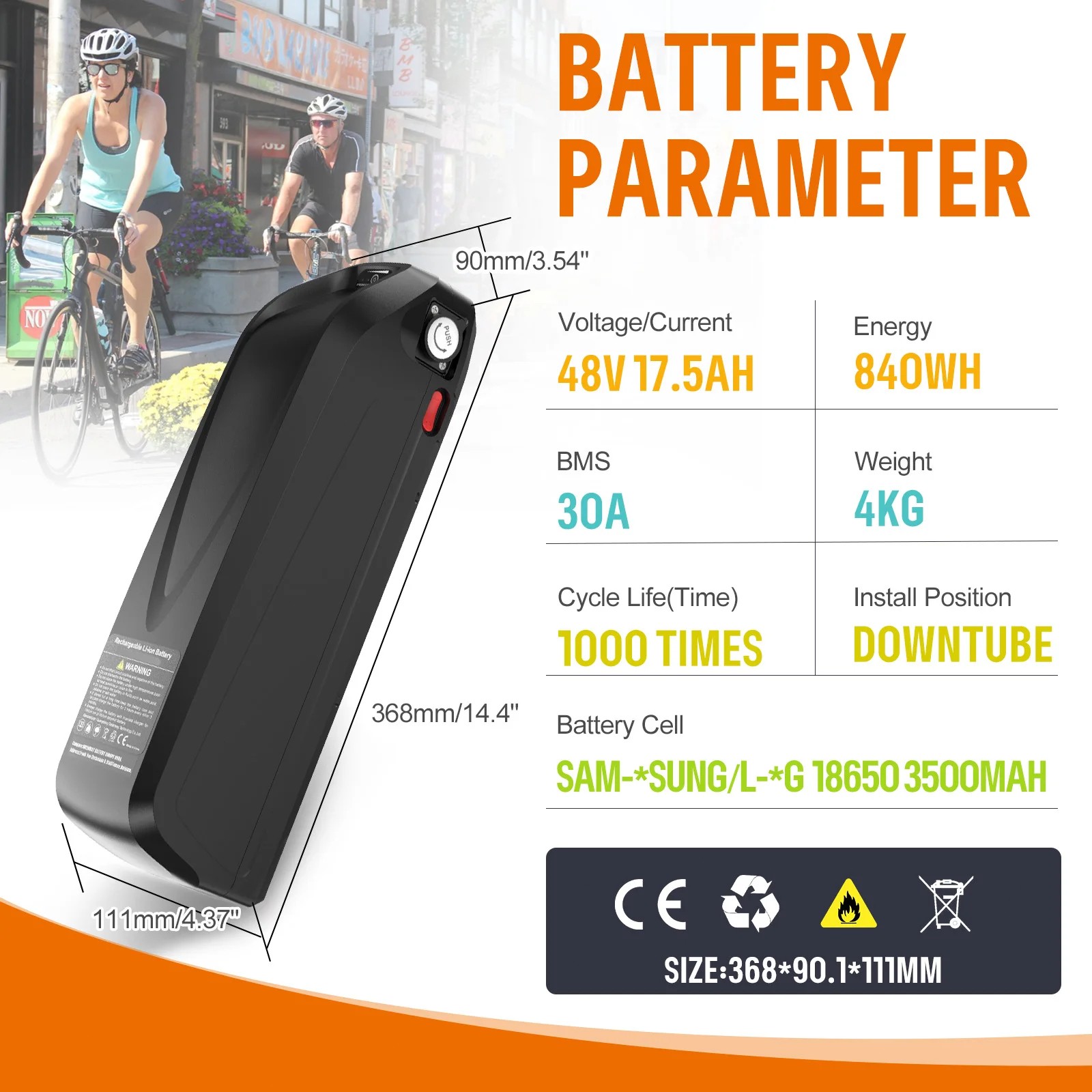 Bafang 48V750W Mid Drive Motor Electric Bicycle Conversion Kit BBS02 Ebike