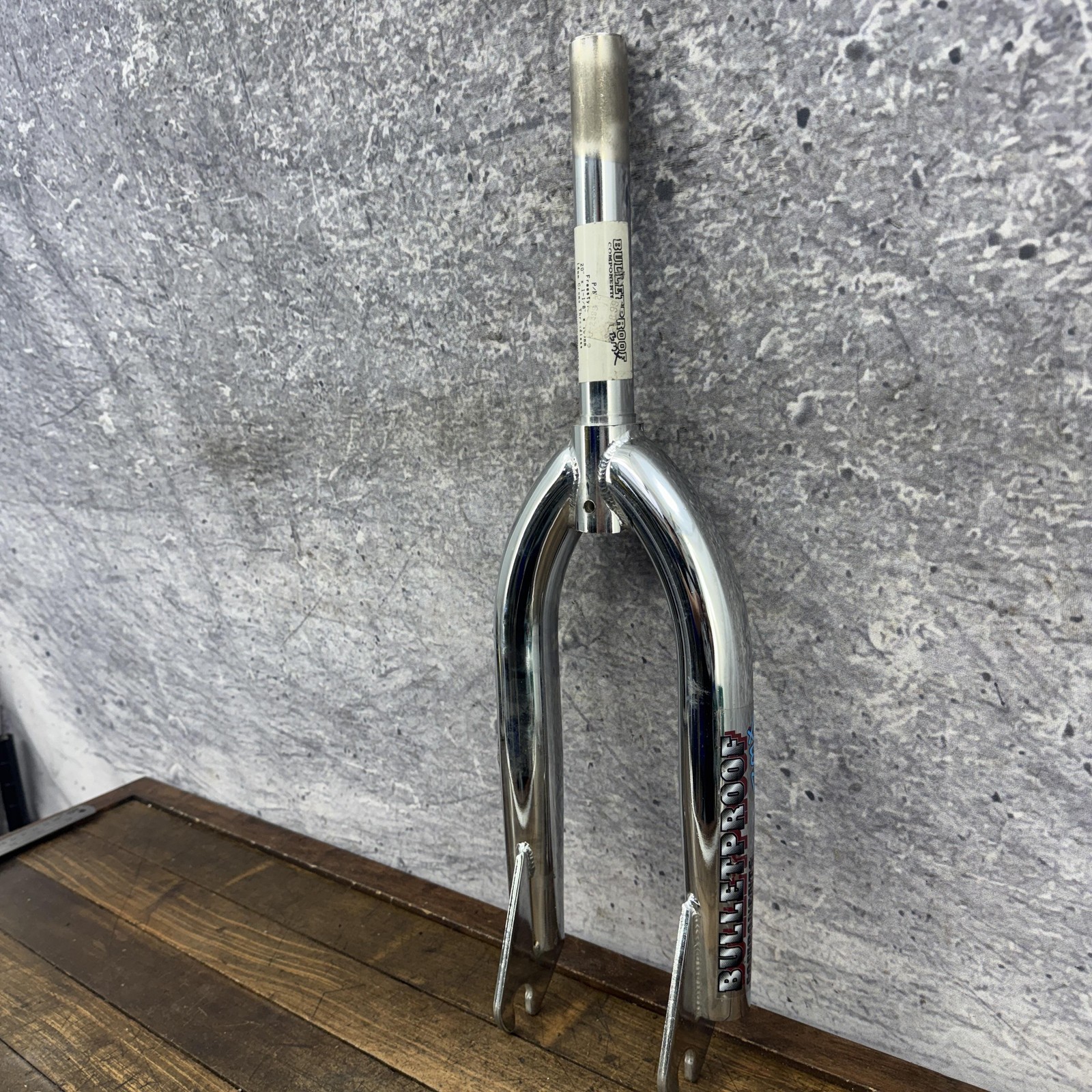Vintage Bulletproof BMX Fork 20in NOS 1 1/8 Threadless 14mm Dropouts Chrome CRMO