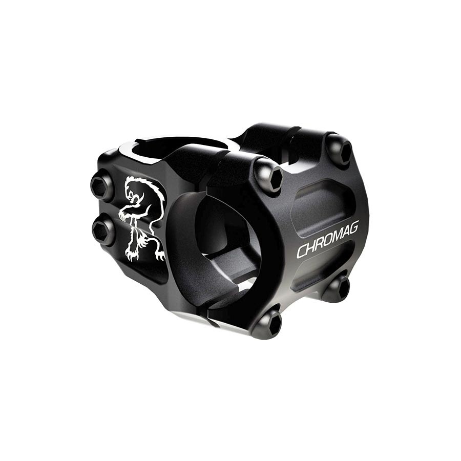 Chromag RIZA Stem 45mm Stem Len 31.8mm Bar 28.6mm Clamp Black