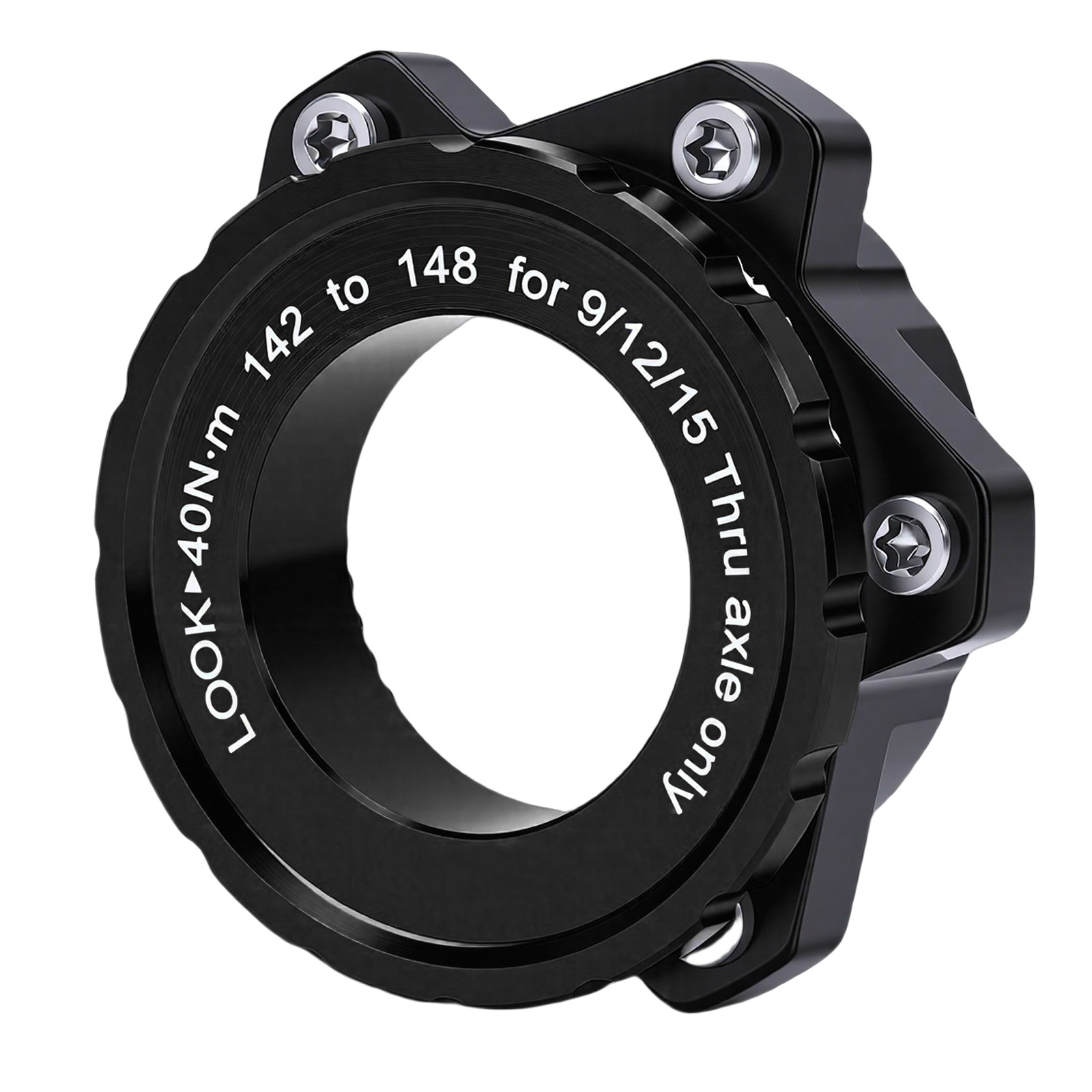 Bike Center Lock Adapter 142mm To 148x12mm Center Lock To 6 Bolt Adapter Fo HQAY
