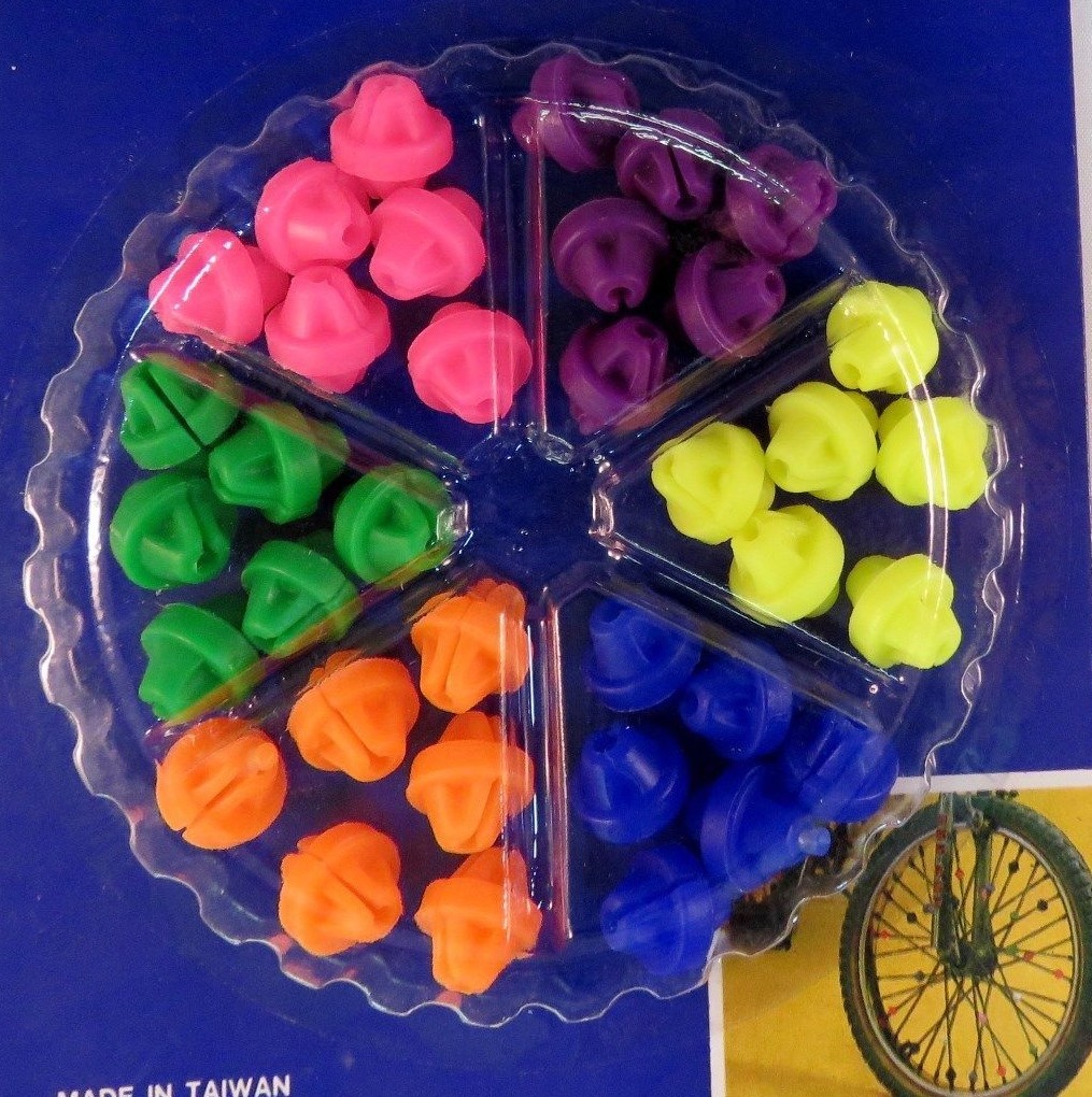 Bicycle Wheel Spokes Spokey Dokeys Spoke Beads Snap On Color & Noise