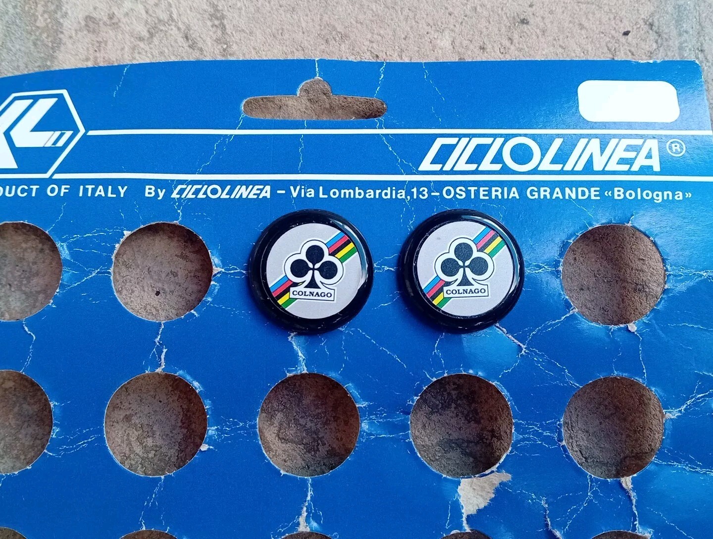 ♧♧♧ Colnago Cyclolinea Handlebar Caps Nib New Stock Bottom ♧♧