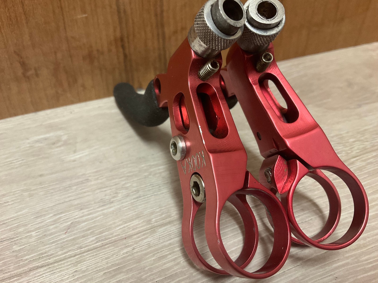 Nice Vintage Kooka Racha Brake Levers MTB Cult Top Low KM CNC Brake Levers Red