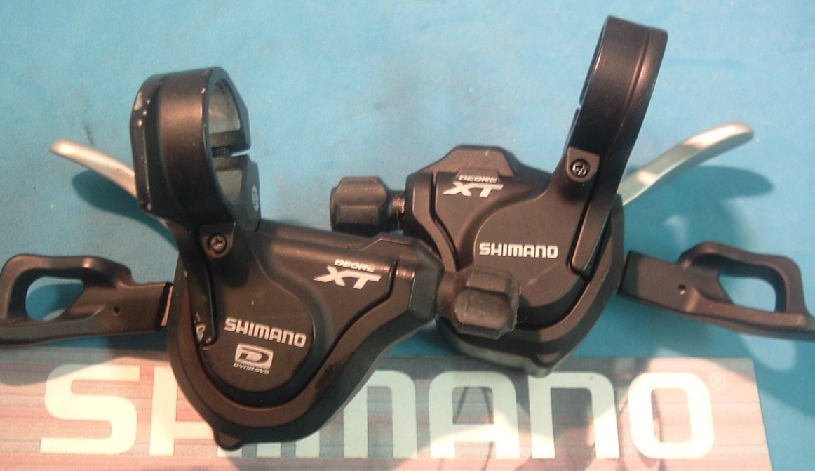 Shimano Deore XT 3×10-Spd SL-M780 MTB Shifter Pods 2-Way/Instant Release-VG Plus