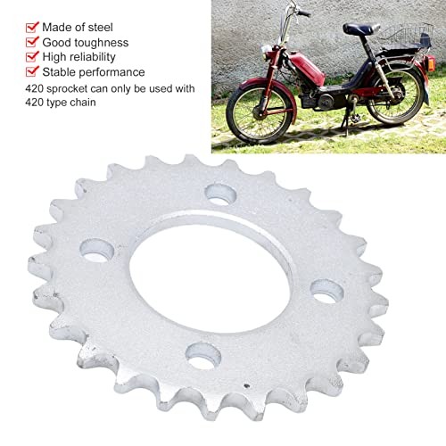 48mm Motorcycle Rear Chain Sprocket 420 25T Rear Sprocket Cog | Steel 1Pc 1