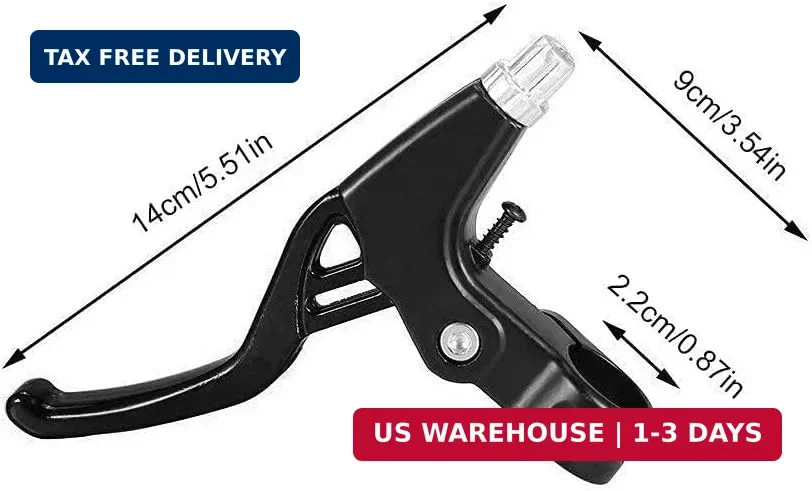 Durable Aluminium Alloy Bike Brake Lever – Universal 2.2cm Fit for All Bicycles