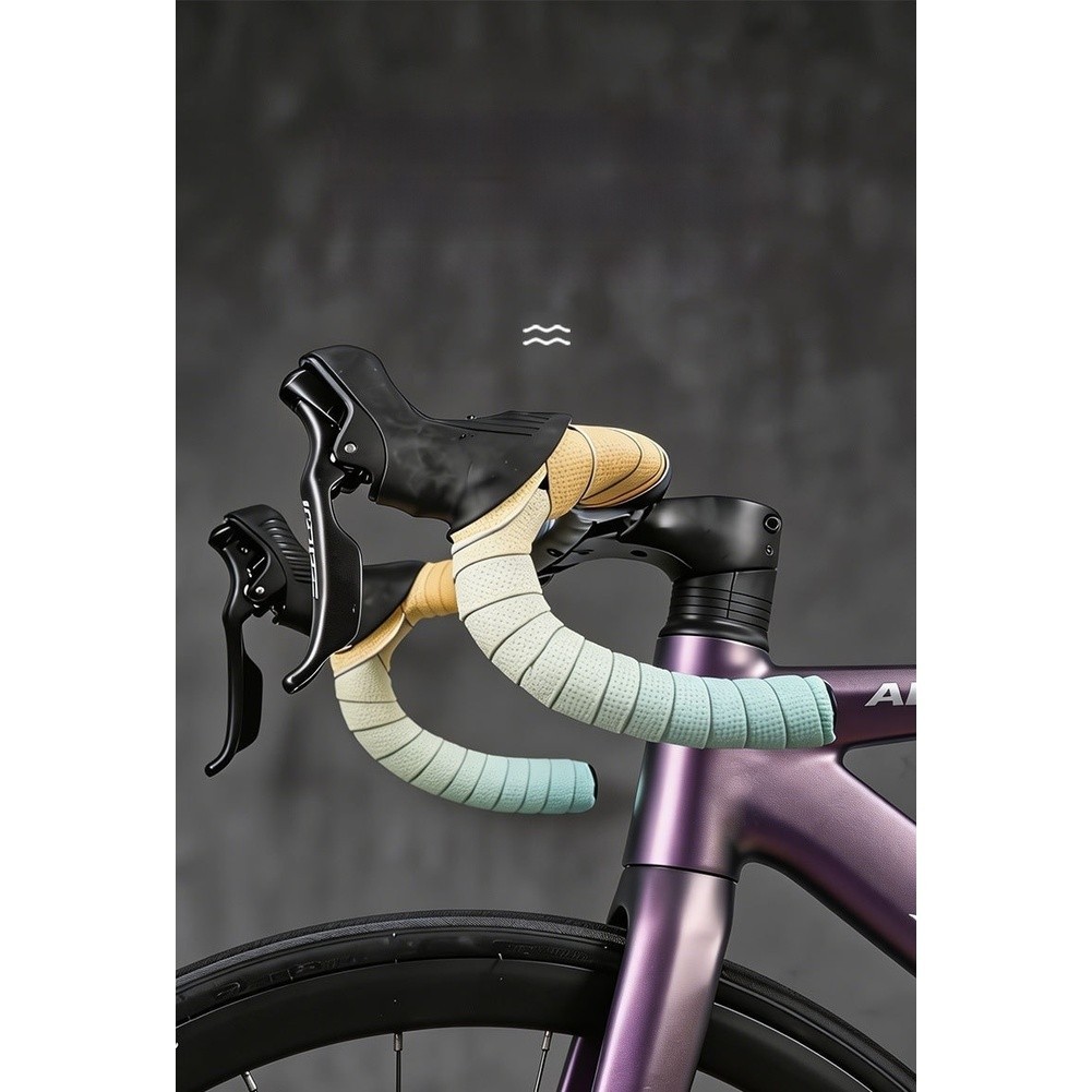 PU PVC Gradient Handlebar Wrap 2000x30mm Lightweight Shock Absorbing Cycling