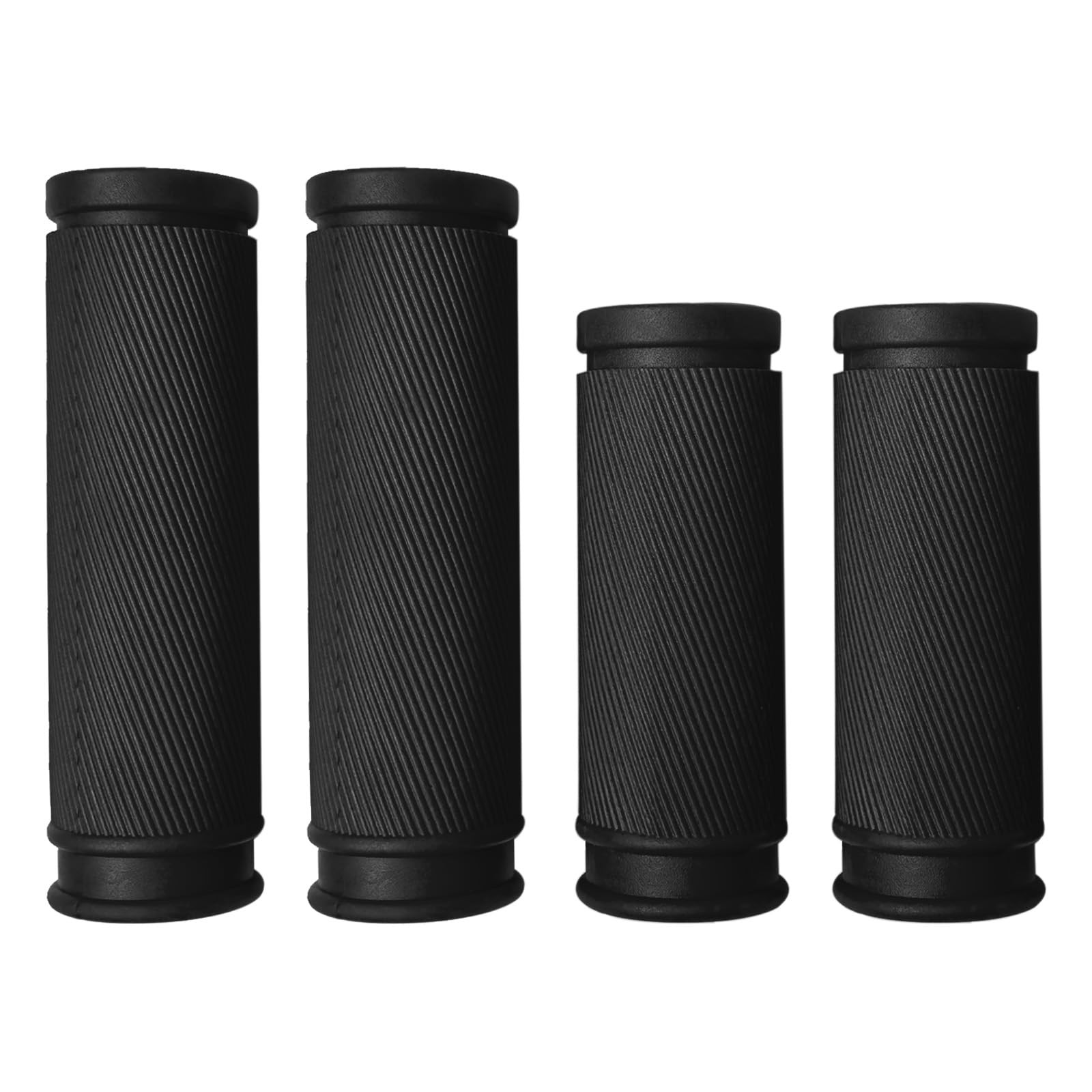 4Pcs Bike Handlebar Grips, 85mm 105mm TPR Rubber Short Grips Fit Twist Shift …