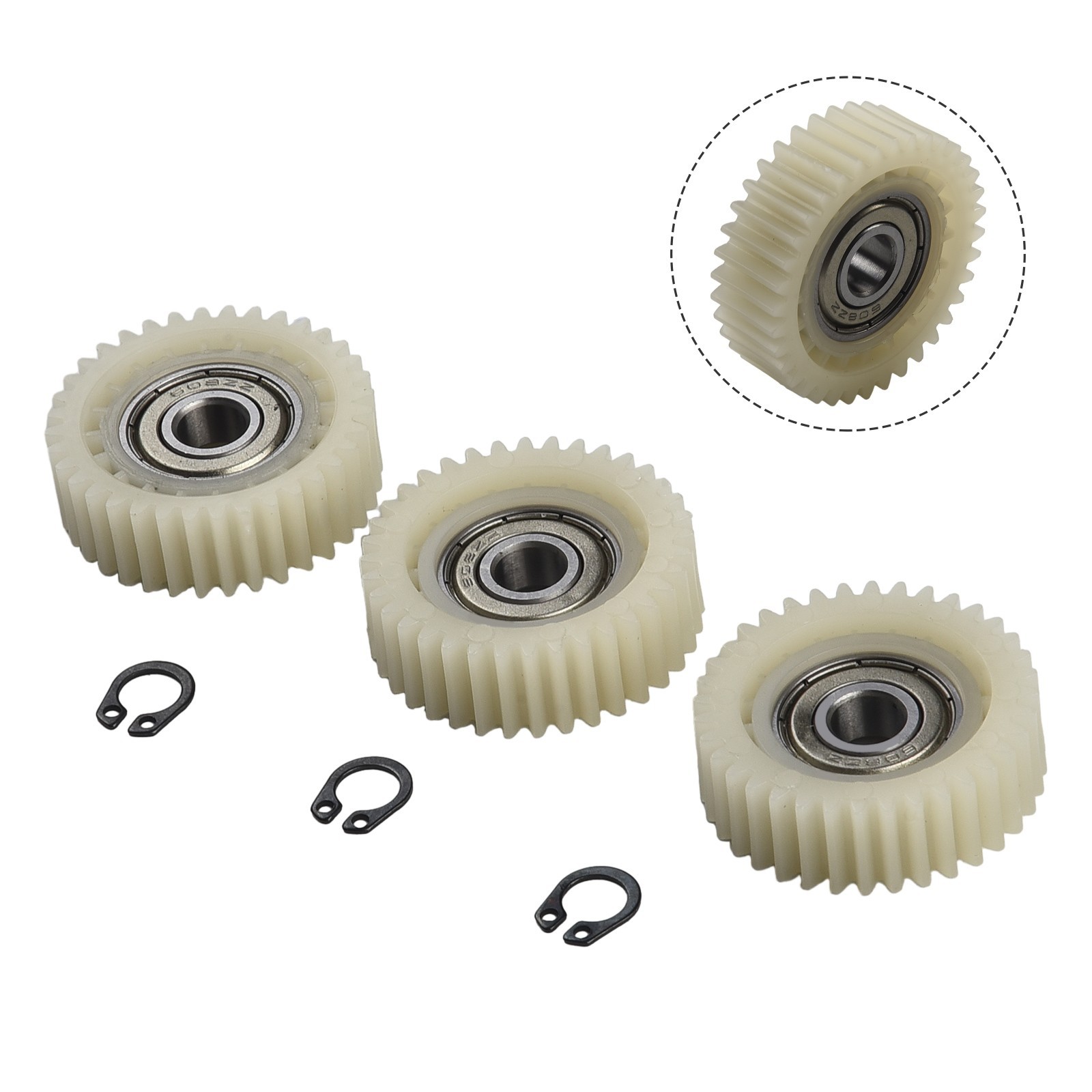 Silent 3Pcs 36 Teeth Gears with Bearings for Ebike Wheel Hub Motor