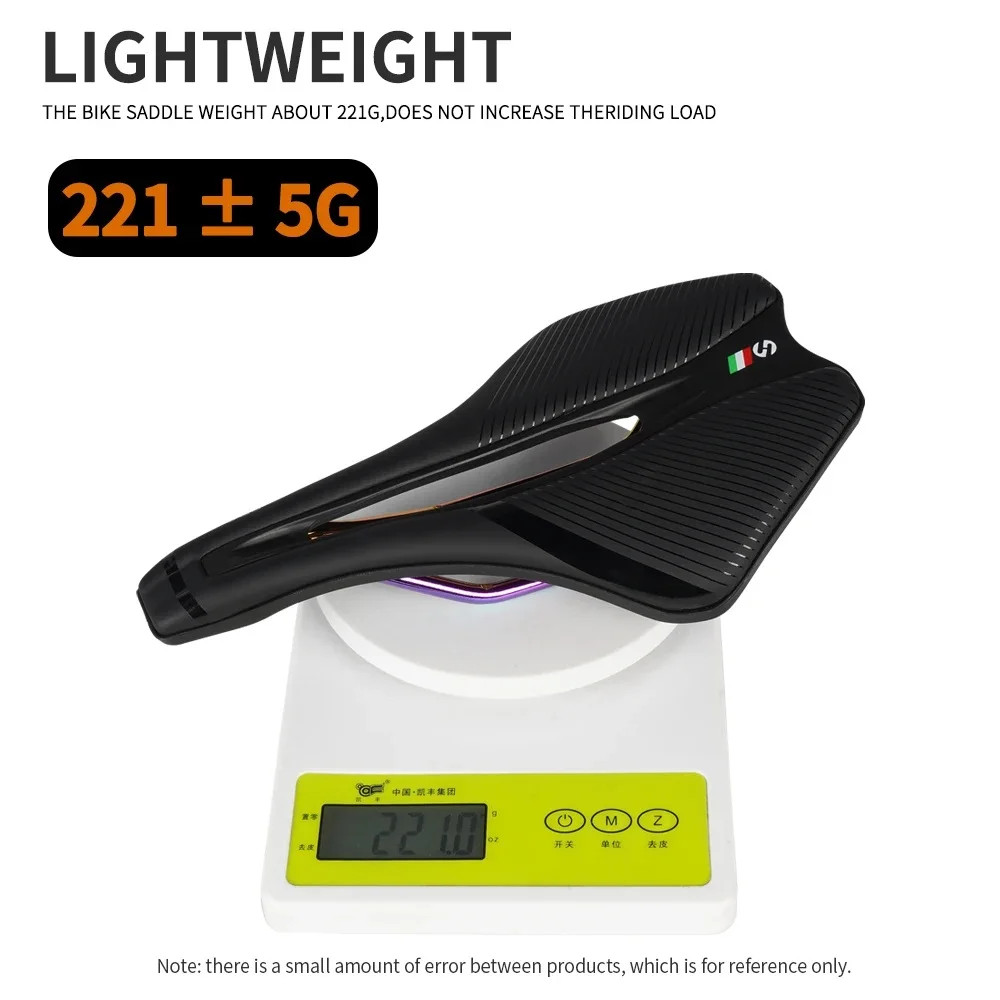 TOSEEK MTB Road Bike Saddle Eva+Super Fiber Leather Ergonomic Design Saddle Wide