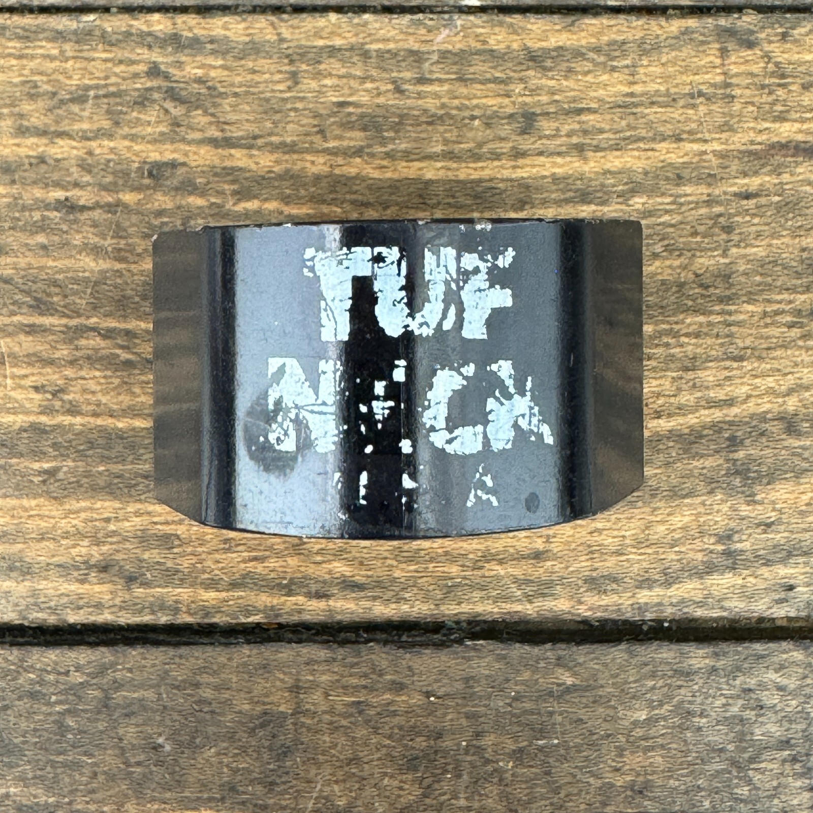 Tuf Neck Seatpost Clamp Old School BMX OG 1980s USA Black 25.4 Tuff Alloy A001