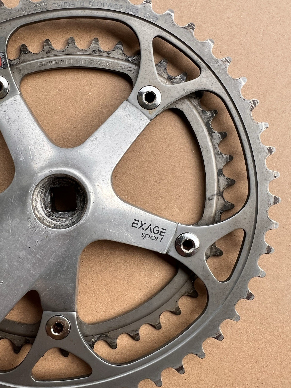 Shimano Exage Sport FC-A450 170mm Double Square Taper Road Crank Drive Side only