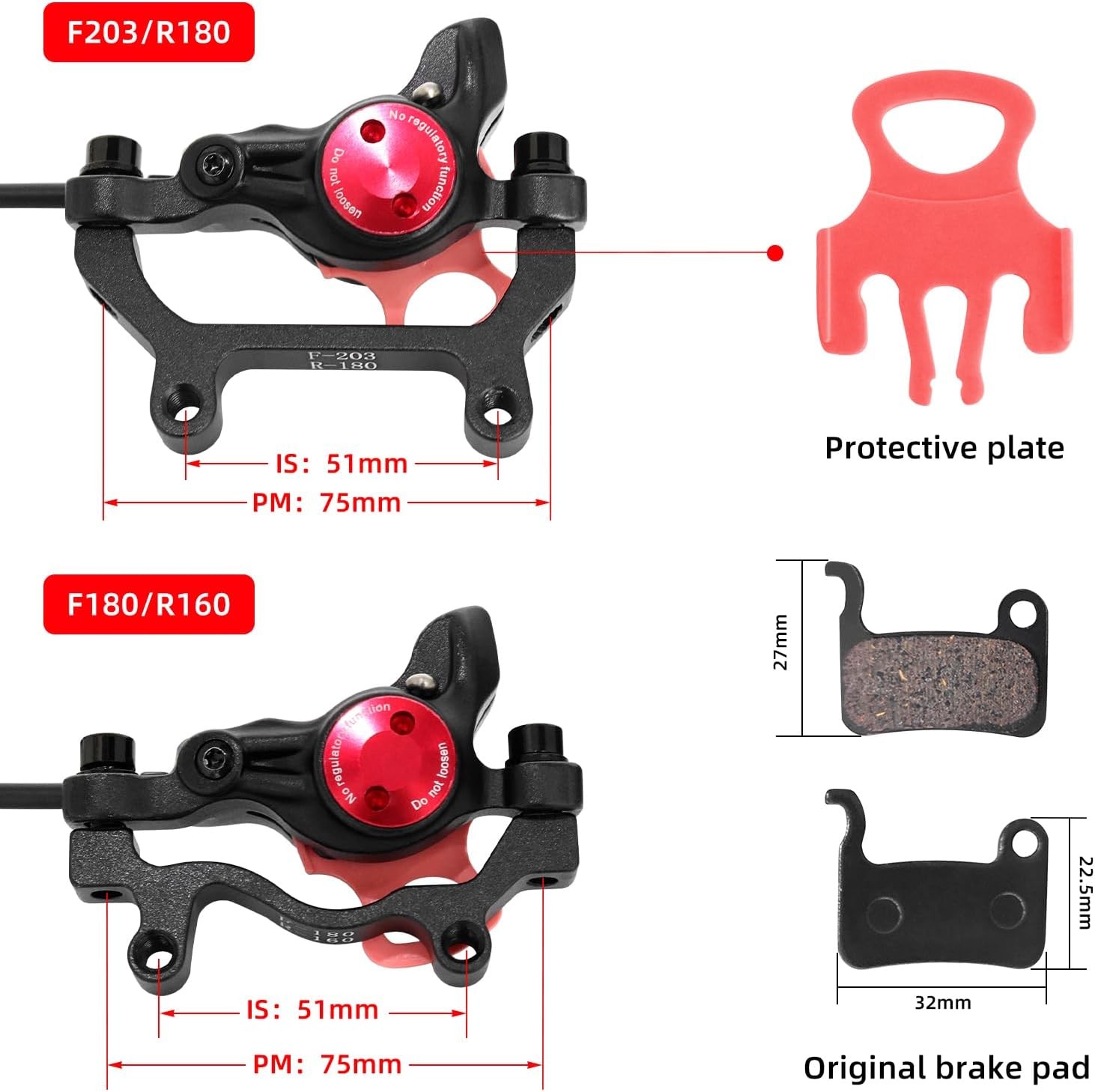 Z00M HB875E Ebike Hydraulic Disc Brake Set, Electric Power-Off Hydraulic Brake S