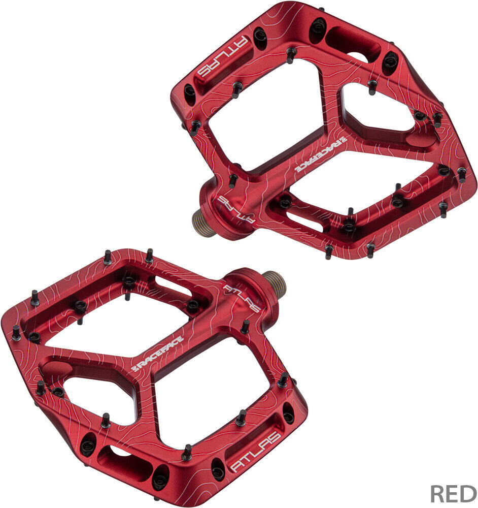Race Face Atlas 9/16″ Platform Pedals Mountain MTB Alloy Pedal 8 Colors