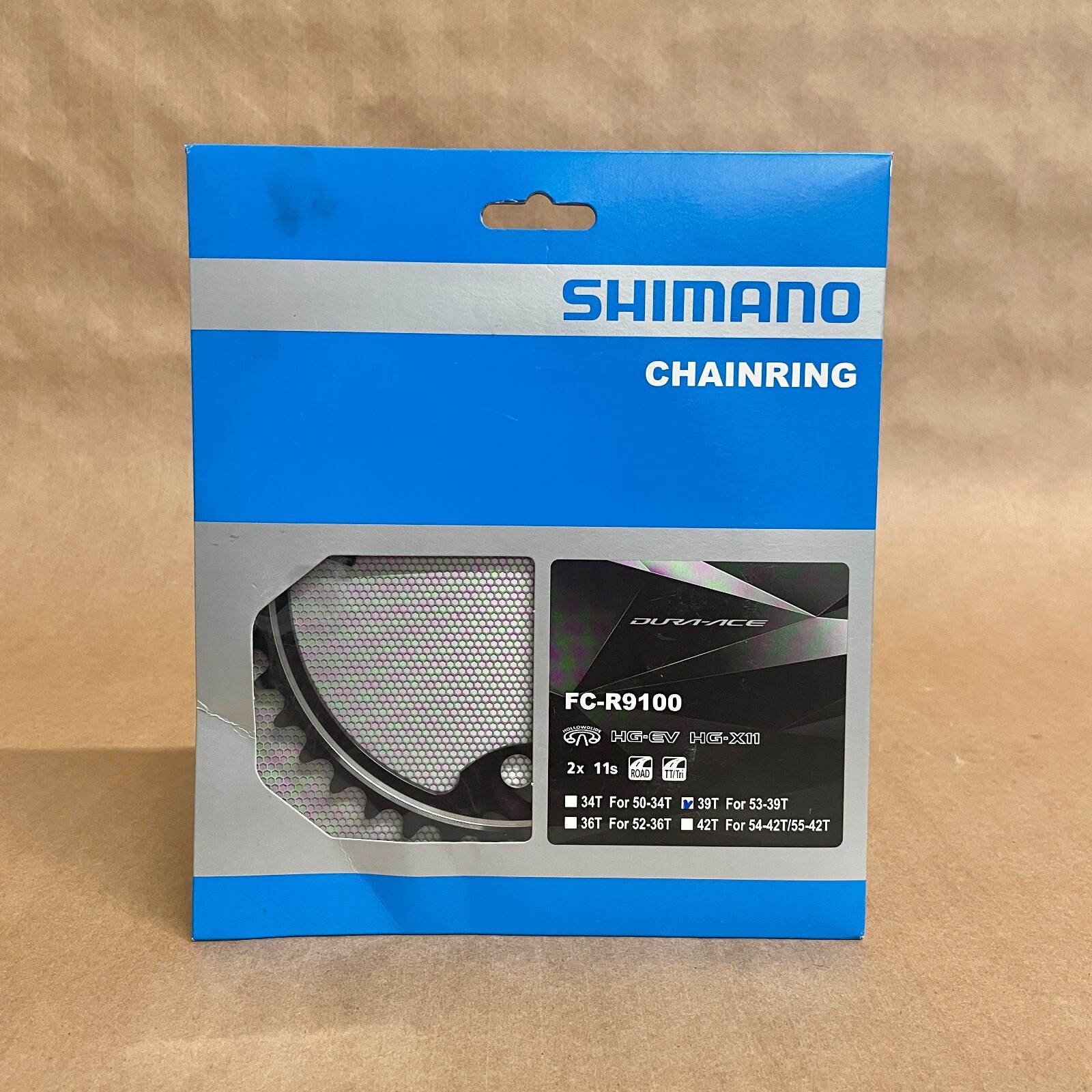 Shimano Inner Chainring Dura-Ace FC-R9100 39T for 53-39T Black – 2x 11speed