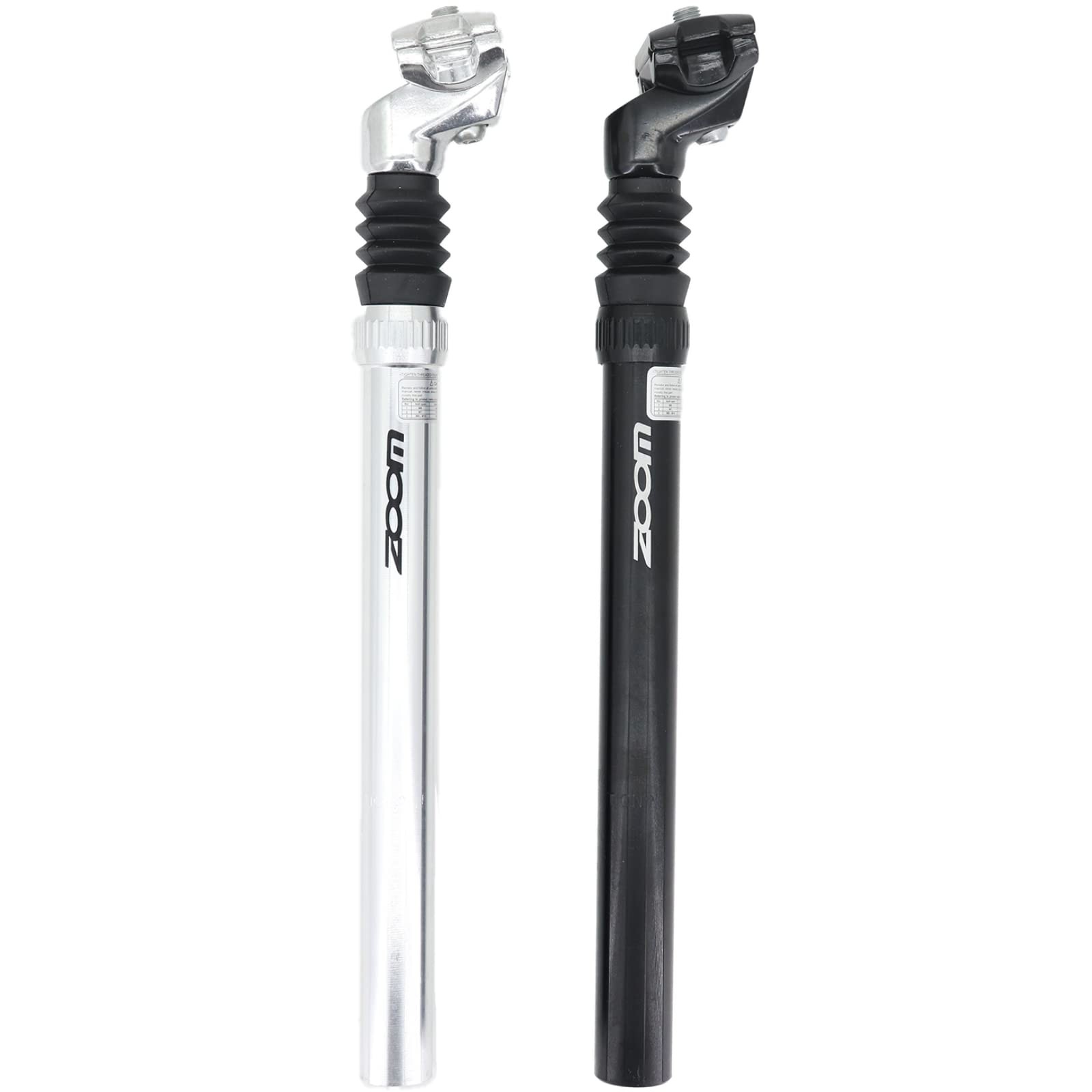DJC Bike Suspension Seatpost Shock Absorber Damper Rubber Seat 25.4mm, black