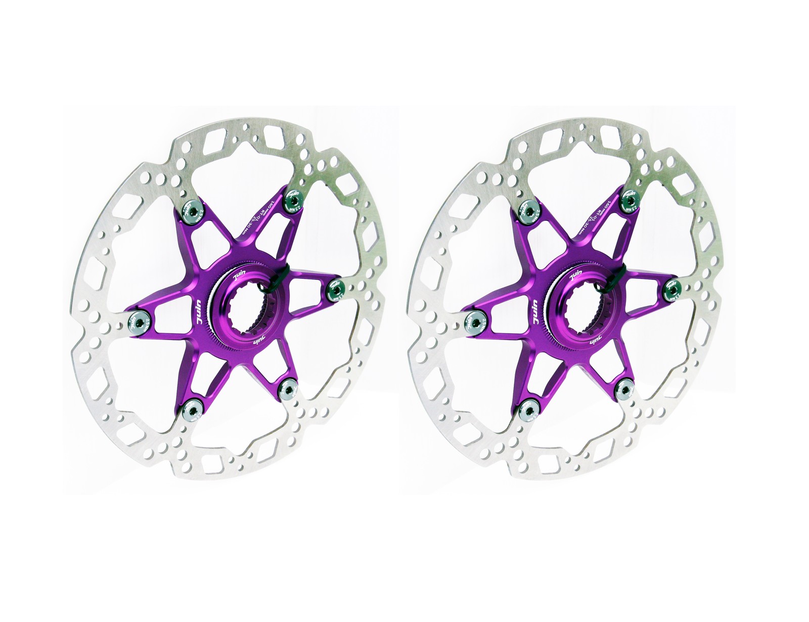 Juin Tech RT01 Center-Lock Floating Disc Brake Rotor 140mm 160mm Road MTB Gravel