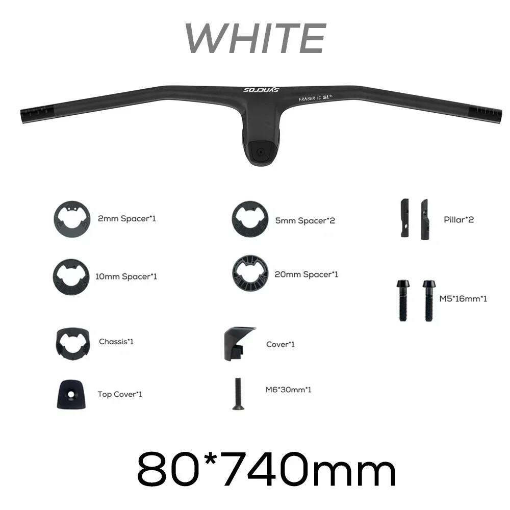 740MM Carbon MTB Bicycle Integated Handlebar Handlebar FRASER IC SL WC -20°