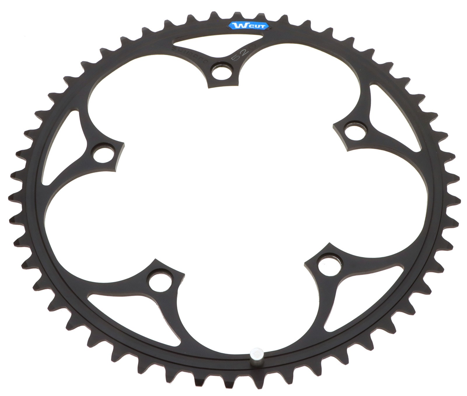 Shimano Dura-Ace EX Black W Cut Road Chainring 52T S 130BCD 6 SPD 5 Bolt NOS