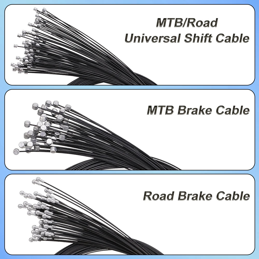 MTB Bike Brake Shift Cable Set Nano Coated Stainless Steel Road Bicycle
